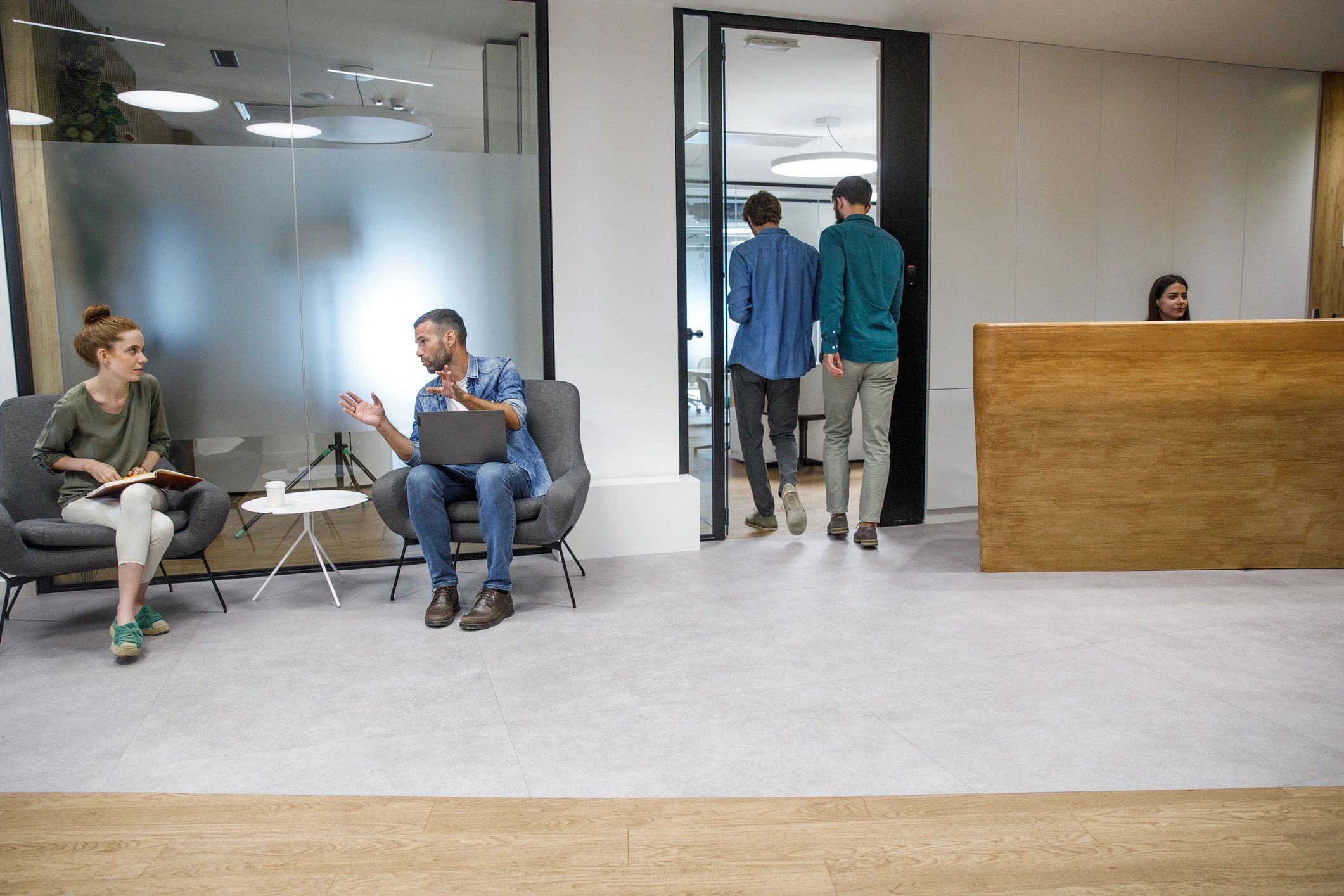 Professional corporate workplace representing CoreVia Services