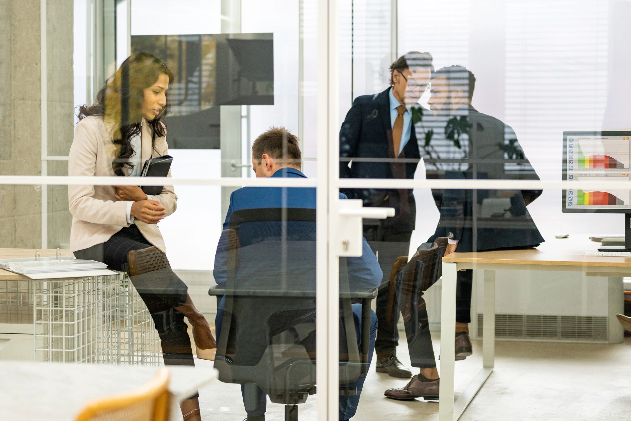CoreVia team in a professional office setting